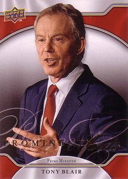 2009 Upper Deck Prominent Cuts #2 Tony Blair Front