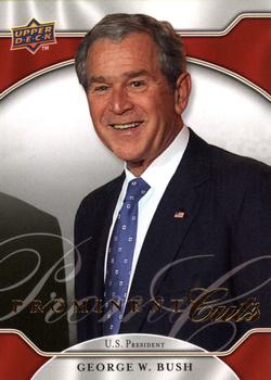 2009 Upper Deck Prominent Cuts #6 George W. Bush Front
