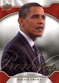 2009 Upper Deck Prominent Cuts #16 Barack Obama Front