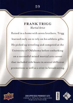 2009 Upper Deck Prominent Cuts #59 Frank Trigg Back