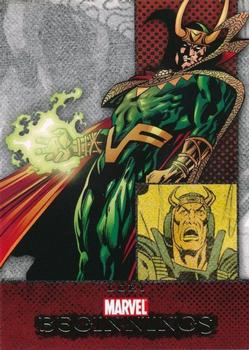 2011 Upper Deck Marvel Beginnings S1 #32 Loki Front
