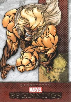 2011 Upper Deck Marvel Beginnings S1 #62 Sabretooth Front