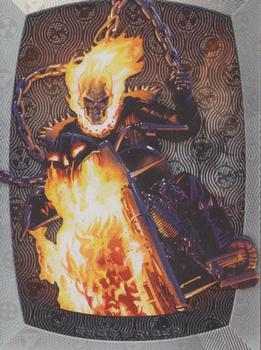 2011 Upper Deck Marvel Beginnings S1 - Marvel Prime Micromotion Foil #M-19 Ghost Rider Front