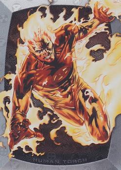 2011 Upper Deck Marvel Beginnings S1 - Marvel Prime Micromotion Foil #M-23 Human Torch Front