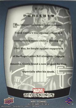 2011 Upper Deck Marvel Beginnings S1 - Marvel Prime Micromotion Foil #M-43 Punisher Back