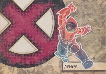 2011 Upper Deck Marvel Beginnings S1 - X-Men Die Cut #X-2 Armor Front
