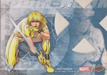 2011 Upper Deck Marvel Beginnings S1 - X-Men Die Cut #X-6 Boom Boom Back
