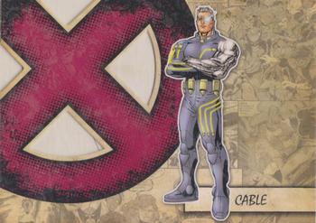 2011 Upper Deck Marvel Beginnings S1 - X-Men Die Cut #X-7 Cable Front