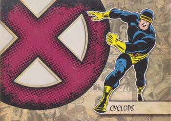 2011 Upper Deck Marvel Beginnings S1 - X-Men Die Cut #X-12 Cyclops Front