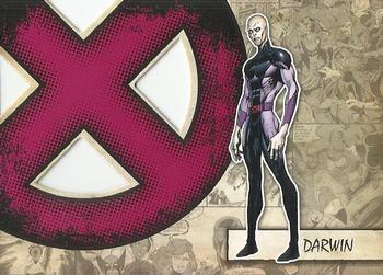 2011 Upper Deck Marvel Beginnings S1 - X-Men Die Cut #X-14 Darwin Front