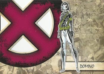 2011 Upper Deck Marvel Beginnings S1 - X-Men Die Cut #X-16 Domino Front