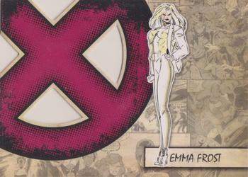 2011 Upper Deck Marvel Beginnings S1 - X-Men Die Cut #X-17 Emma Frost Front