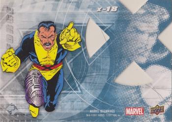 2011 Upper Deck Marvel Beginnings S1 - X-Men Die Cut #X-18 Forge Back