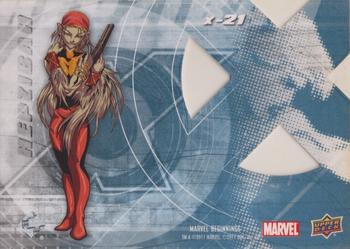 2011 Upper Deck Marvel Beginnings S1 - X-Men Die Cut #X-21 Hepzibah Back