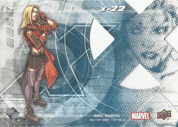 2011 Upper Deck Marvel Beginnings S1 - X-Men Die Cut #X-22 Husk Back