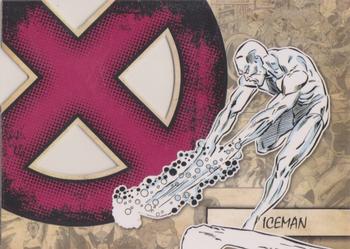 2011 Upper Deck Marvel Beginnings S1 - X-Men Die Cut #X-23 Iceman Front