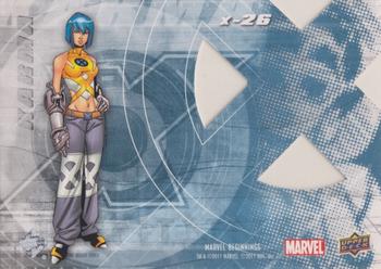 2011 Upper Deck Marvel Beginnings S1 - X-Men Die Cut #X-26 Karma Back