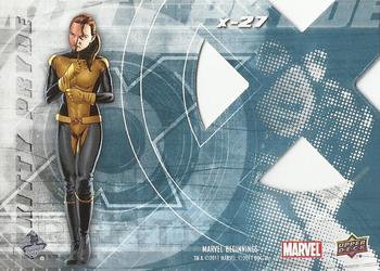 2011 Upper Deck Marvel Beginnings S1 - X-Men Die Cut #X-27 Kitty Pryde Back