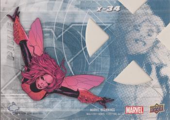 2011 Upper Deck Marvel Beginnings S1 - X-Men Die Cut #X-34 Pixie Back