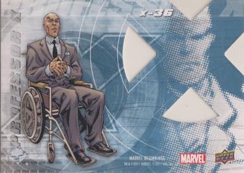 2011 Upper Deck Marvel Beginnings S1 - X-Men Die Cut #X-36 Professor X Back