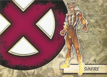 2011 Upper Deck Marvel Beginnings S1 - X-Men Die Cut #X-40 Sunfire Front