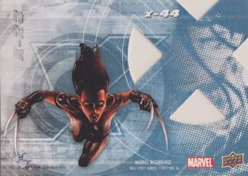 2011 Upper Deck Marvel Beginnings S1 - X-Men Die Cut #X-44 X-23 Back