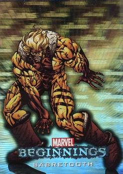 2011 Upper Deck Marvel Beginnings S1 - Marvel Villains Hologram #H-33 Sabretooth Front