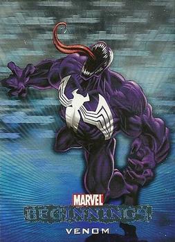 2011 Upper Deck Marvel Beginnings S1 - Marvel Villains Hologram #H-42 Venom Front
