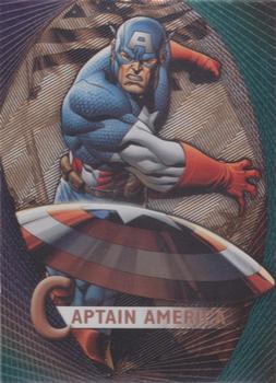 2012 Avengers Assemble Stickers Insert Trading Card #S22 Captain America 