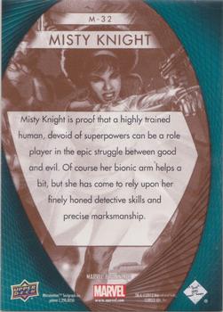 2012 Upper Deck Marvel Beginnings S2 - Marvel Prime Micromotion #M-32 Misty Knight Back
