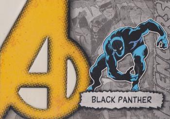 2012 Upper Deck Marvel Beginnings S2 - Avengers Die Cut #A-4 Black Panther Front