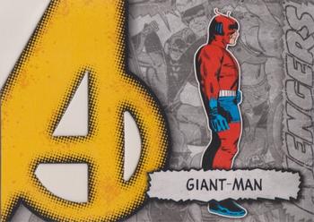 2012 Upper Deck Marvel Beginnings S2 - Avengers Die Cut #A-14 Giant-Man Front