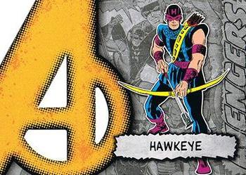 2012 Upper Deck Marvel Beginnings S2 - Avengers Die Cut #A-15 Hawkeye Front