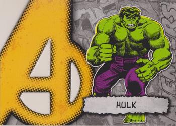 2012 Upper Deck Marvel Beginnings S2 - Avengers Die Cut #A-18 Hulk Front