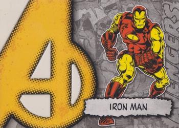 2012 Upper Deck Marvel Beginnings S2 - Avengers Die Cut #A-20 Iron Man Front