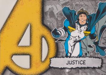 2012 Upper Deck Marvel Beginnings S2 - Avengers Die Cut #A-22 Justice Front