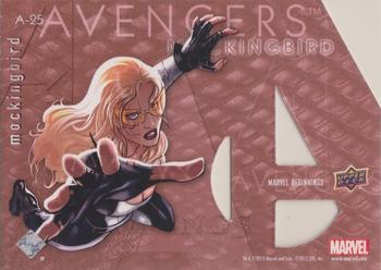 2012 Upper Deck Marvel Beginnings S2 - Avengers Die Cut #A-25 Mockingbird Back