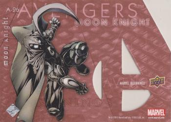 2012 Upper Deck Marvel Beginnings S2 - Avengers Die Cut #A-26 Moon Knight Back
