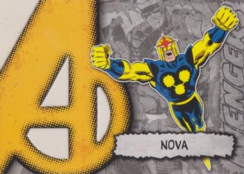 2012 Upper Deck Marvel Beginnings S2 - Avengers Die Cut #A-29 Nova Front
