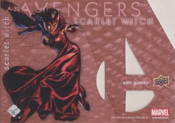 2012 Upper Deck Marvel Beginnings S2 - Avengers Die Cut #A-32 Scarlet Witch Back