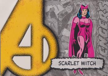 2012 Upper Deck Marvel Beginnings S2 - Avengers Die Cut #A-32 Scarlet Witch Front