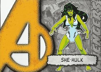 2012 Upper Deck Marvel Beginnings S2 - Avengers Die Cut #A-34 She-Hulk Front