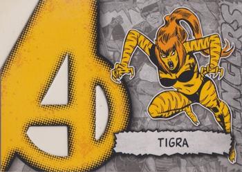 2012 Upper Deck Marvel Beginnings S2 - Avengers Die Cut #A-39 Tigra Front