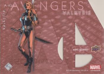 2012 Upper Deck Marvel Beginnings S2 - Avengers Die Cut #A-40 Valkyrie Back