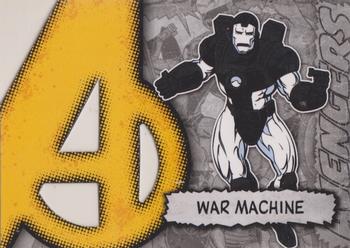 2012 Upper Deck Marvel Beginnings S2 - Avengers Die Cut #A-42 War Machine Front