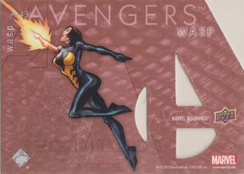 2012 Upper Deck Marvel Beginnings S2 - Avengers Die Cut #A-43 Wasp Back