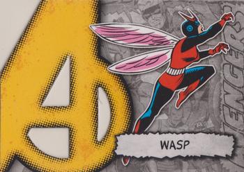 2012 Upper Deck Marvel Beginnings S2 - Avengers Die Cut #A-43 Wasp Front