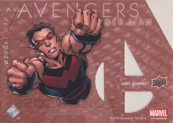 2012 Upper Deck Marvel Beginnings S2 - Avengers Die Cut #A-45 Wonder Man Back