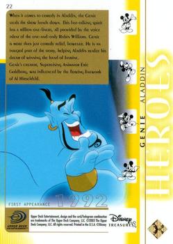 2003 Upper Deck Disney Treasures #22 Genie Back