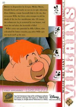2003 Upper Deck Disney Treasures #85 Willie the Giant Back